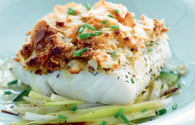Crumble de poisson aux amandes